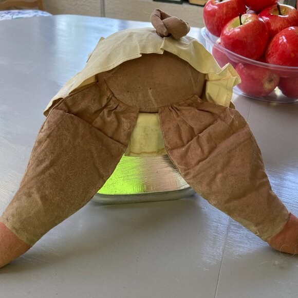 CHRISTMAS PIG CHEF 1999 23" Handpainted Paper Mache  Stuffed Display Doll RARE - Picture 11 of 11